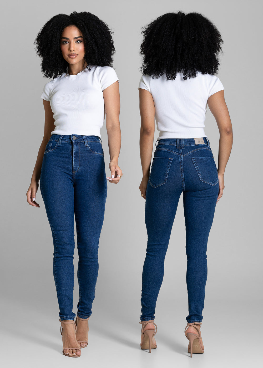 Calça Jeans Sawary Push Up - 284060 AZUL