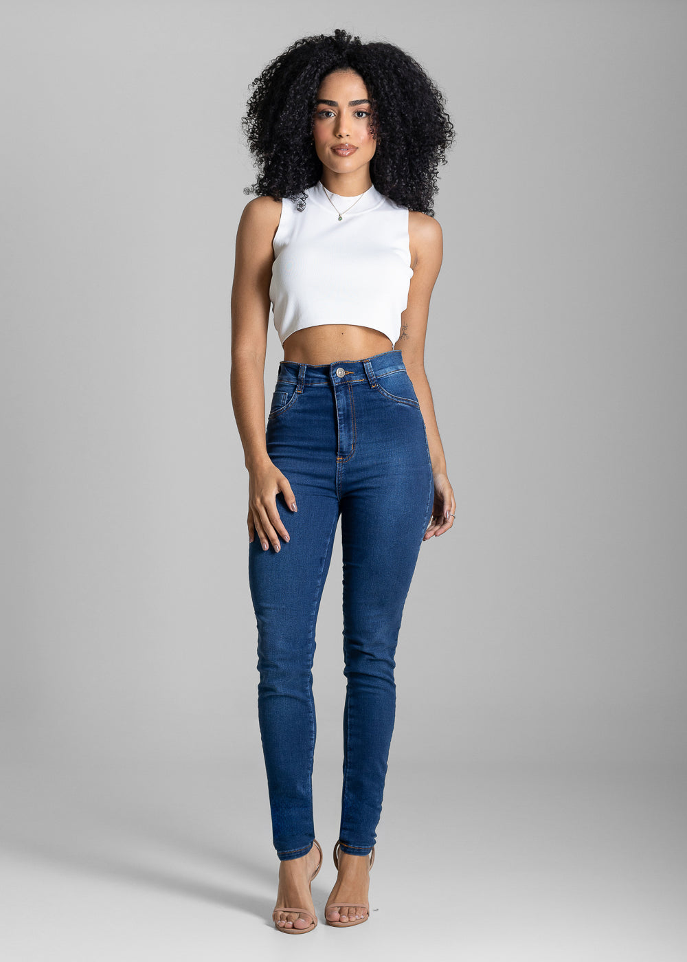 Calça Jeans Sawary Hot Pants - 284062 AZUL