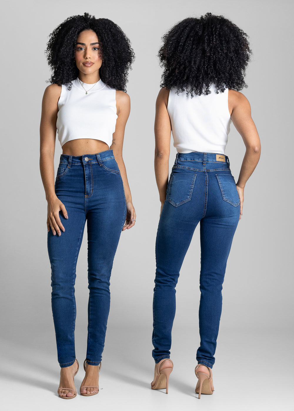 Calça Jeans Sawary Hot Pants - 284062 AZUL