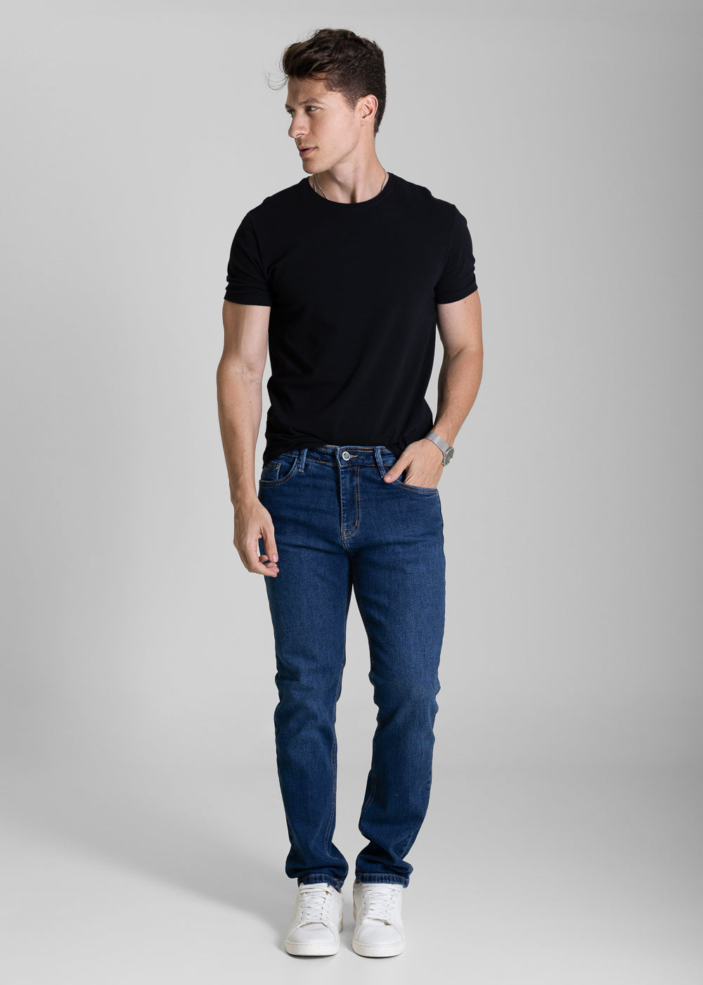 Calça Jeans Sawary Reta - 284068 AZUL