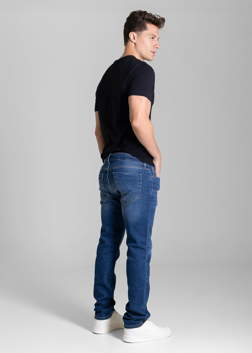Calça Jeans Sawary Reta - 284069 AZUL