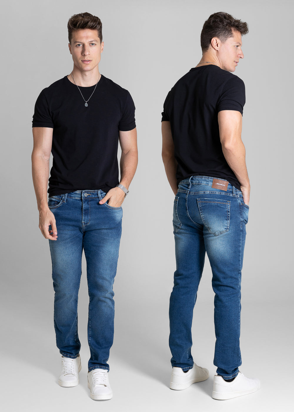 Calça Jeans Sawary 73 - 284070 AZUL