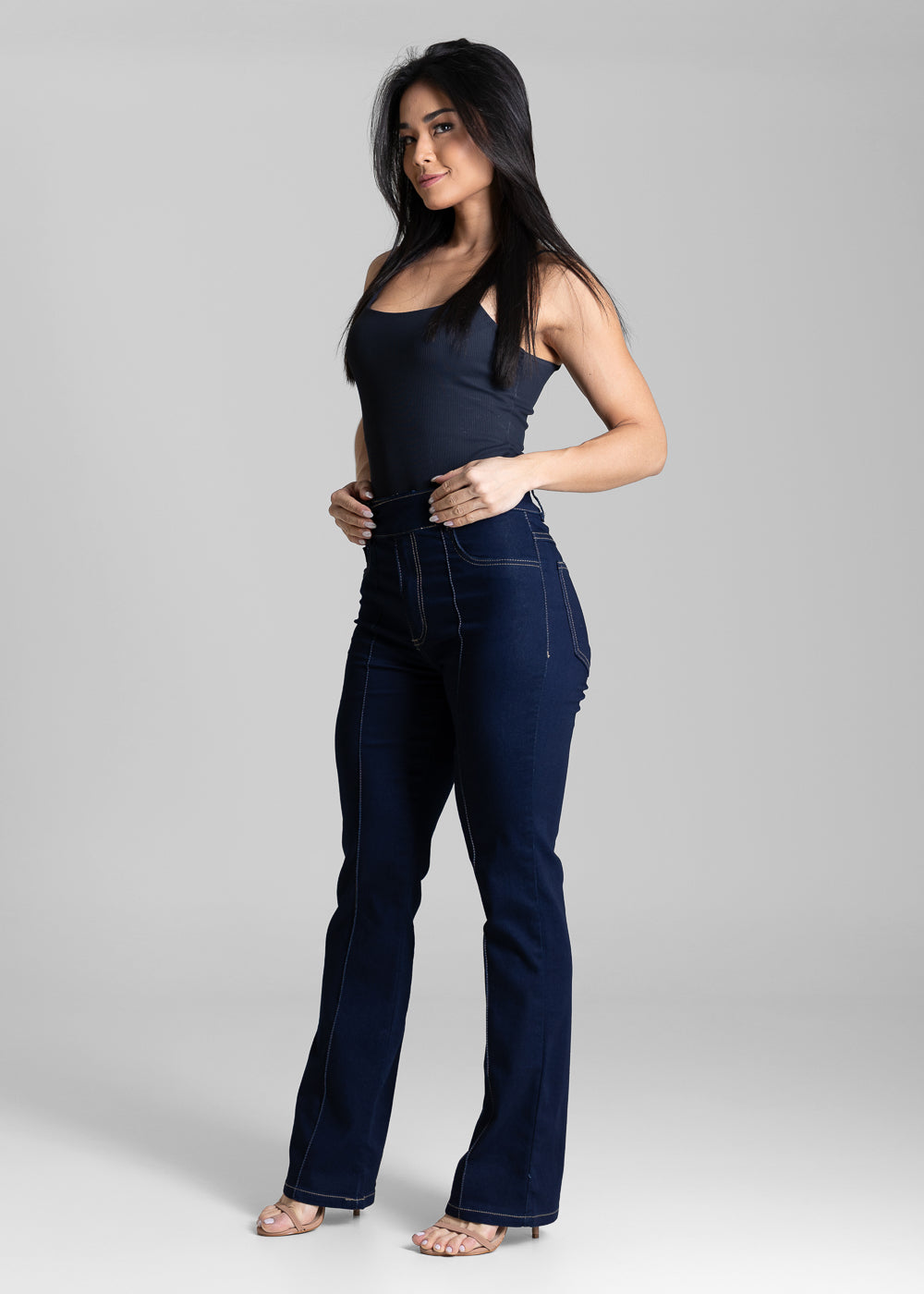 Calça Jeans Sawary Reta - 284074 AZUL