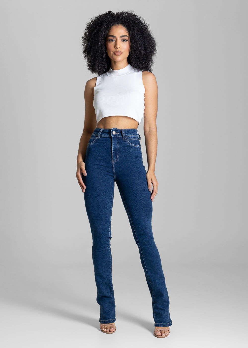 Calça Jeans Sawary Levanta Bumbum - 284076 AZUL