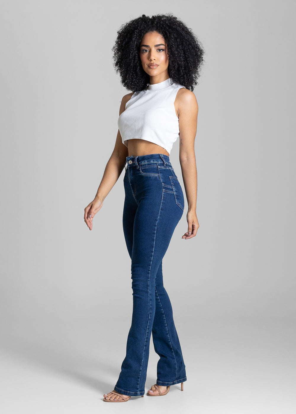 Calça Jeans Sawary Levanta Bumbum - 284076 AZUL