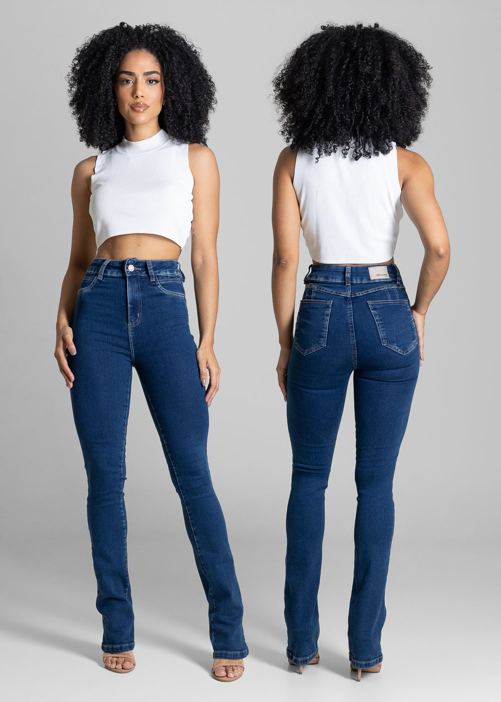 Calça Jeans Sawary Levanta Bumbum - 284076 AZUL