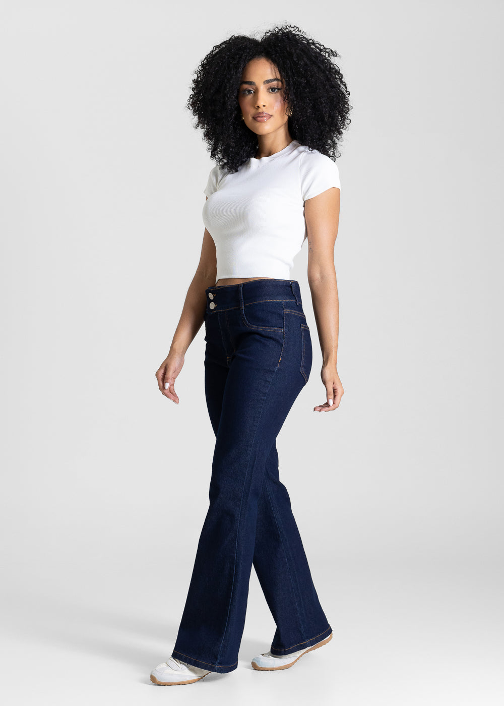 Calça Jeans Sawary Boot Cut Petit - 284077 AZUL