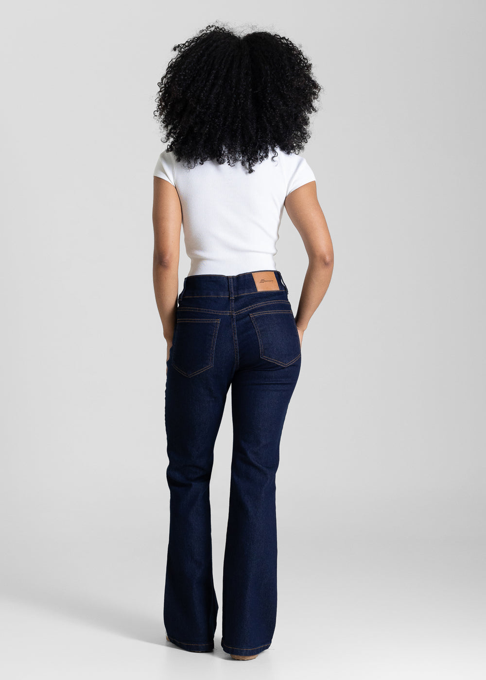 Calça Jeans Sawary Boot Cut Petit - 284077 AZUL