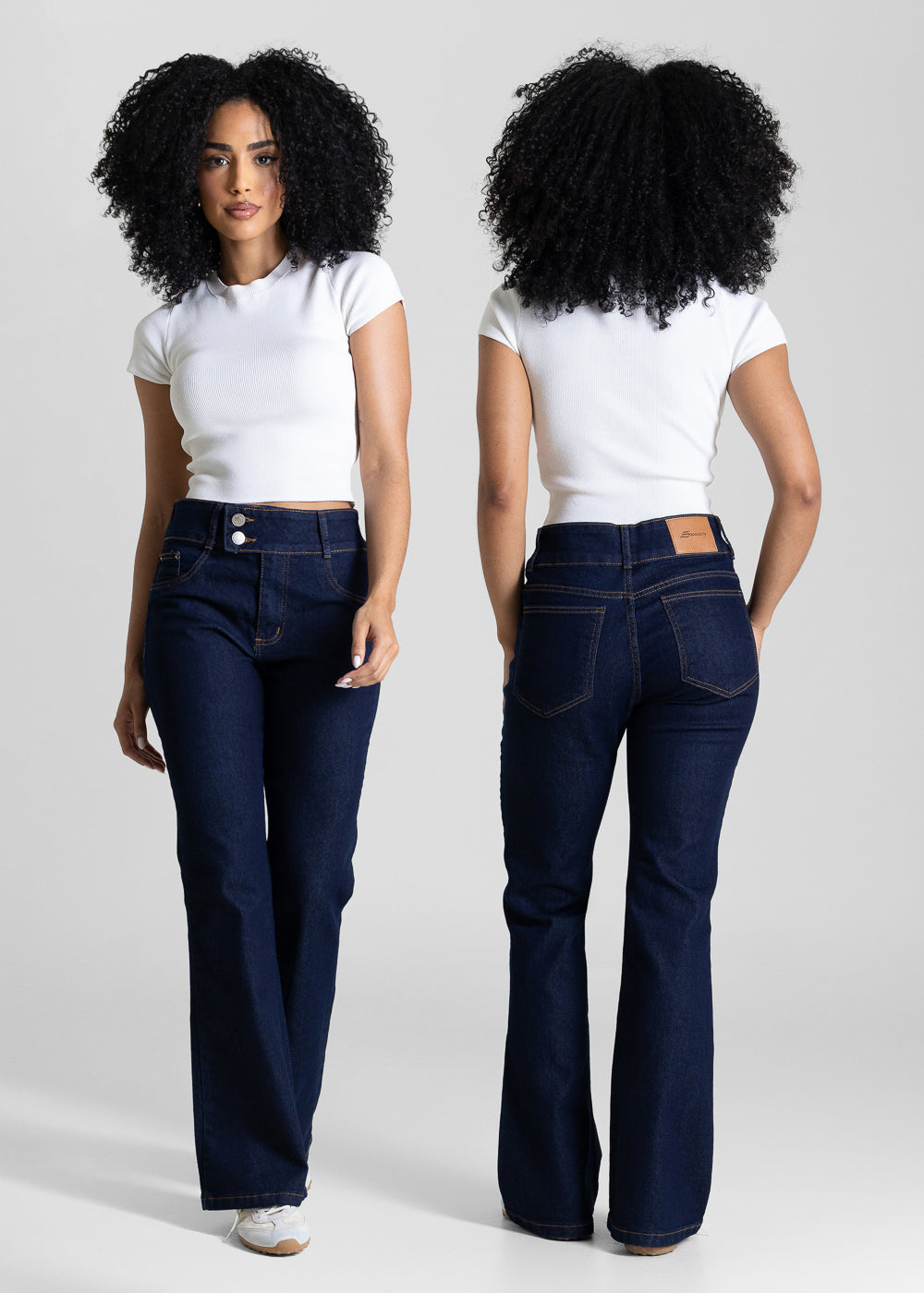 Calça Jeans Sawary Boot Cut Petit - 284077 AZUL