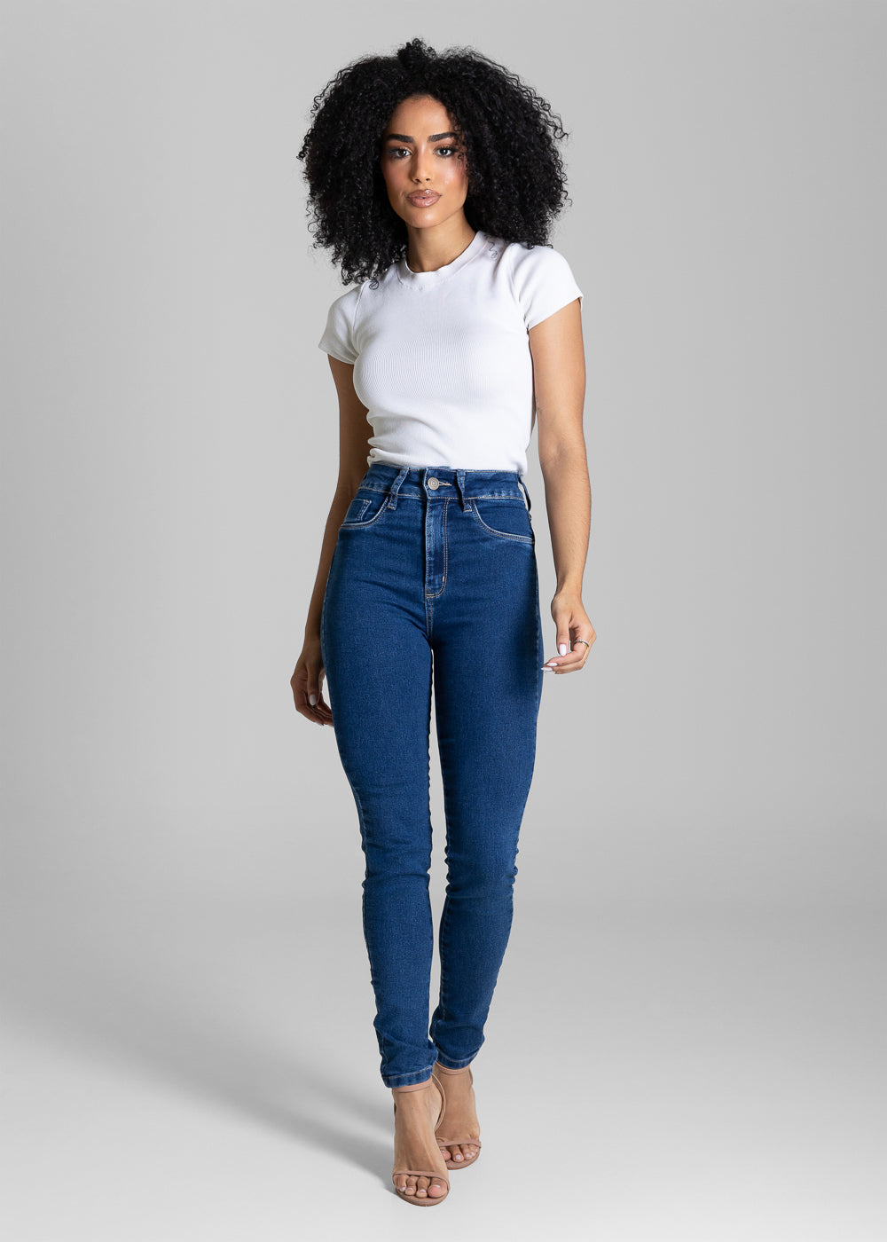Calça Jeans Sawary Push Up - 284082 AZUL