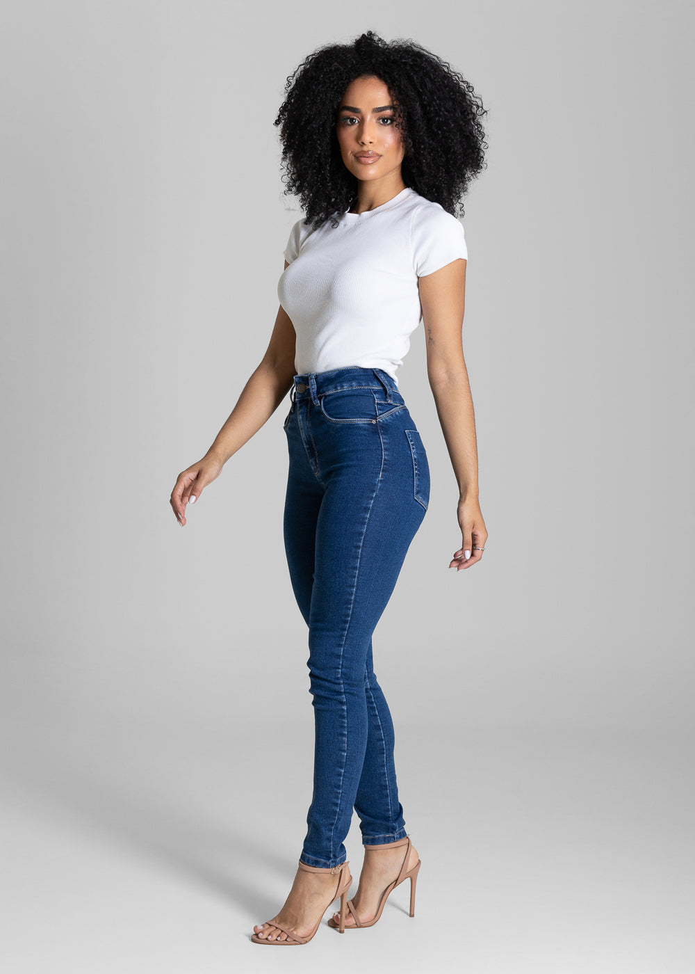 Calça Jeans Sawary Push Up - 284082 AZUL