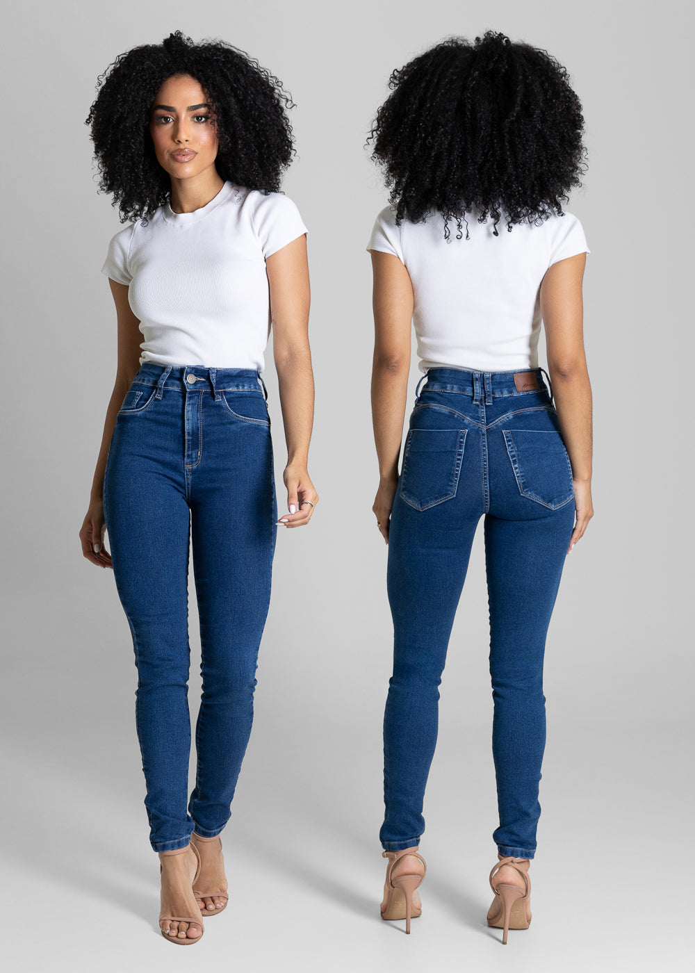 Calça Jeans Sawary Push Up - 284082 AZUL