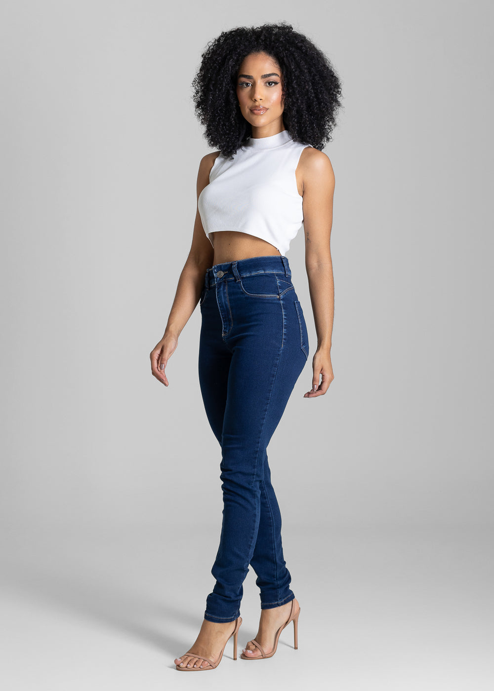 Calça Jeans Sawary Push Up - 284089 AZUL