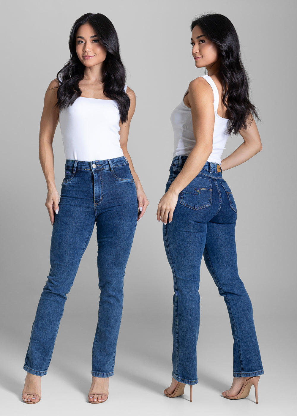 Calça Jeans Sawary Reta - 284092 AZUL