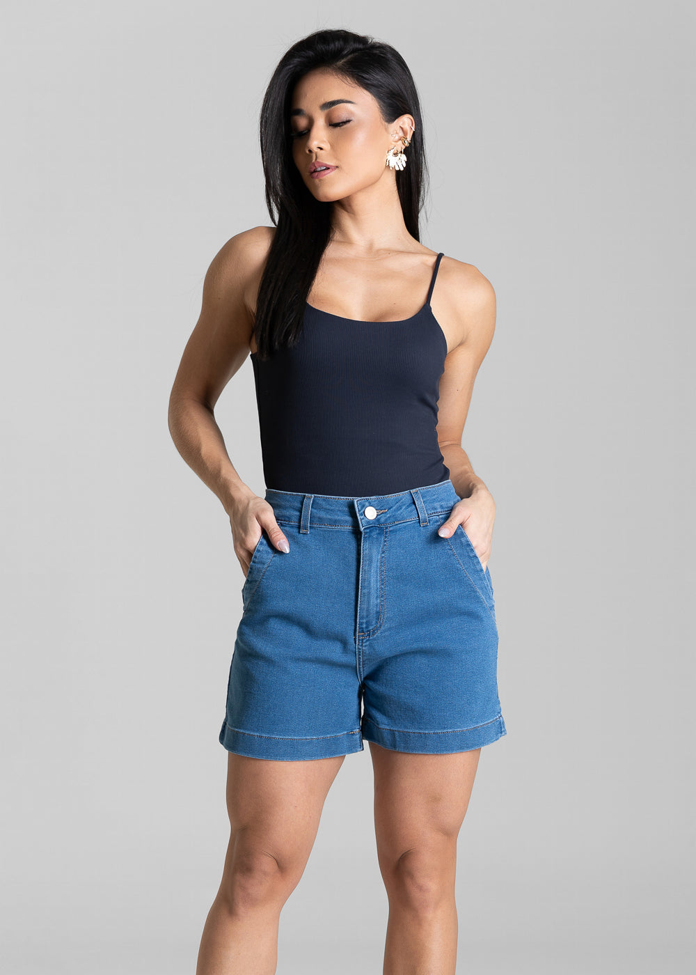 Shorts Jeans Sawary - 284097 AZUL