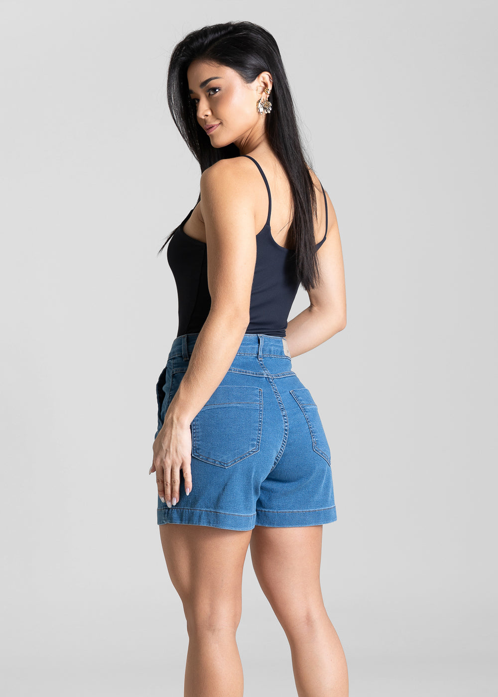 Shorts Jeans Sawary - 284097 AZUL