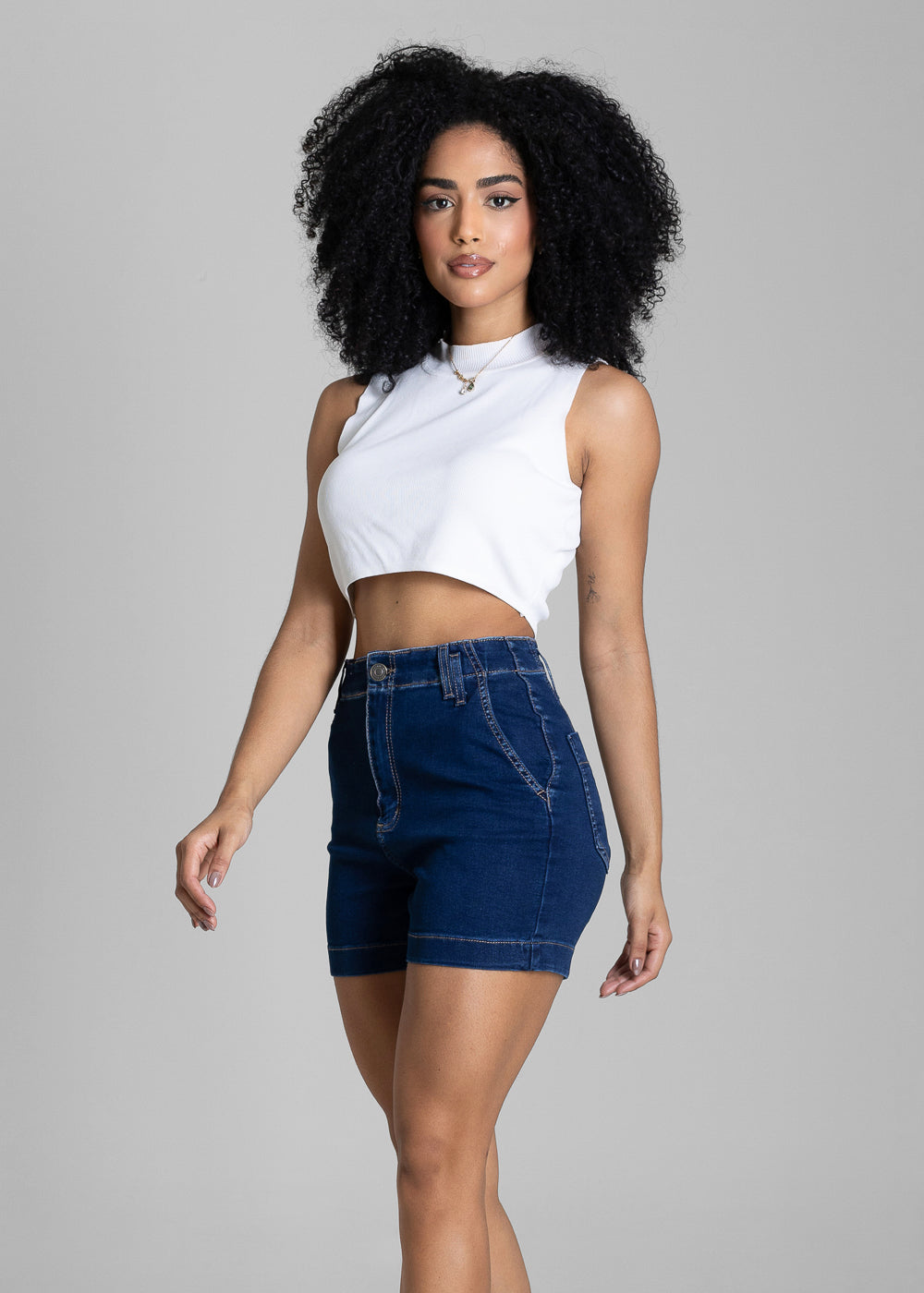 Shorts Jeans Sawary - 284098 AZUL