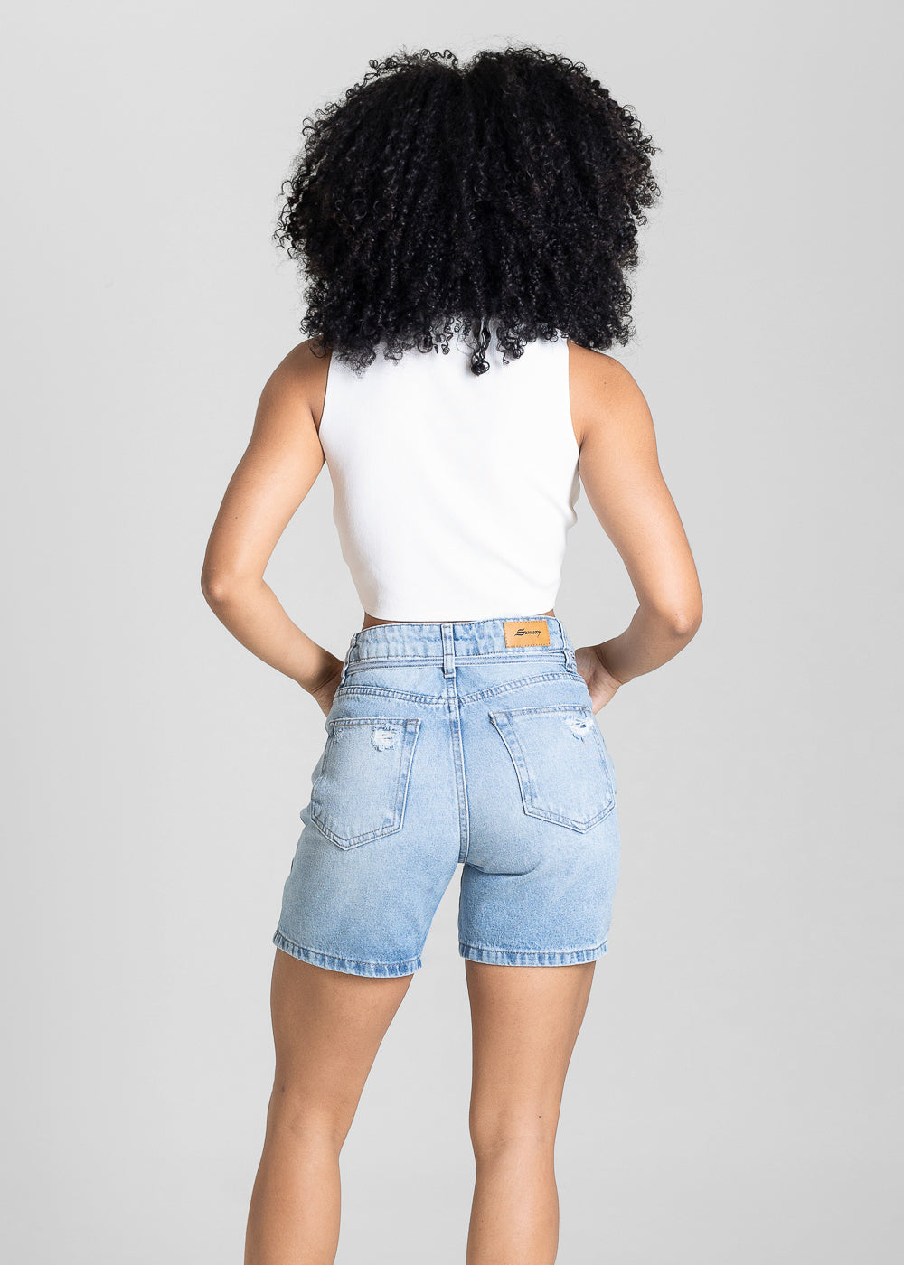 Shorts Jeans Sawary - 284099 AZUL