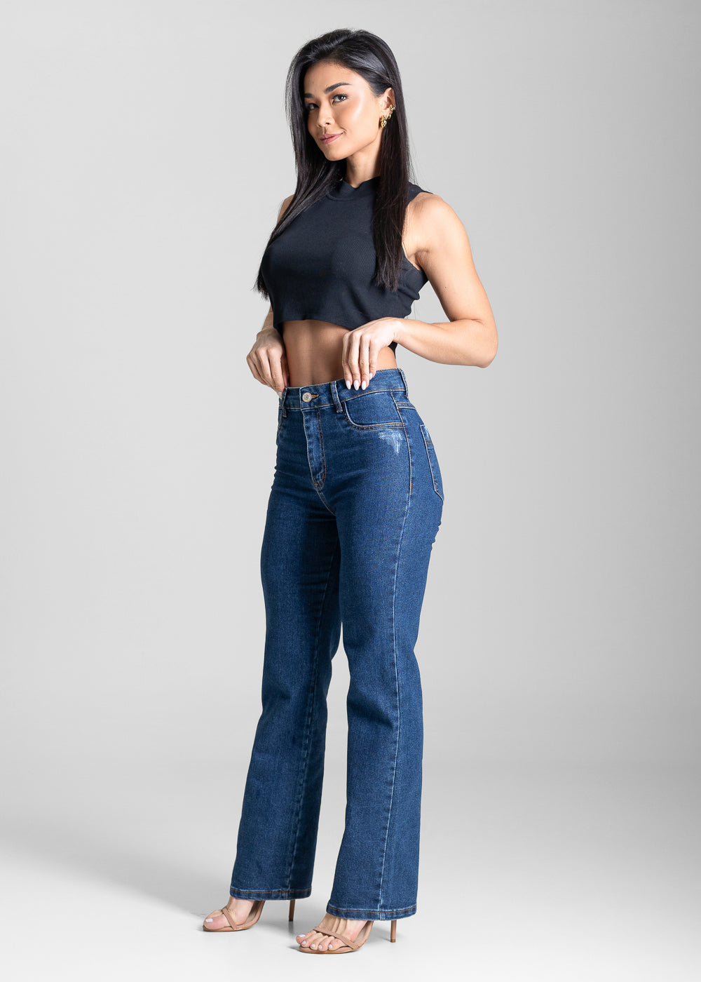 Calça Jeans Sawary Reta - 284113 AZUL