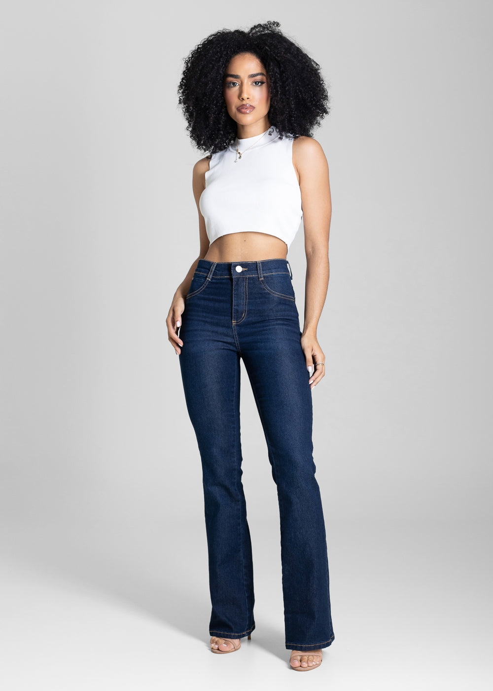 Calça Jeans Sawary Boot Cut - 284122 AZUL