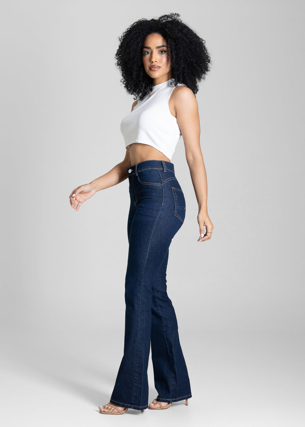 Calça Jeans Sawary Boot Cut - 284122 AZUL