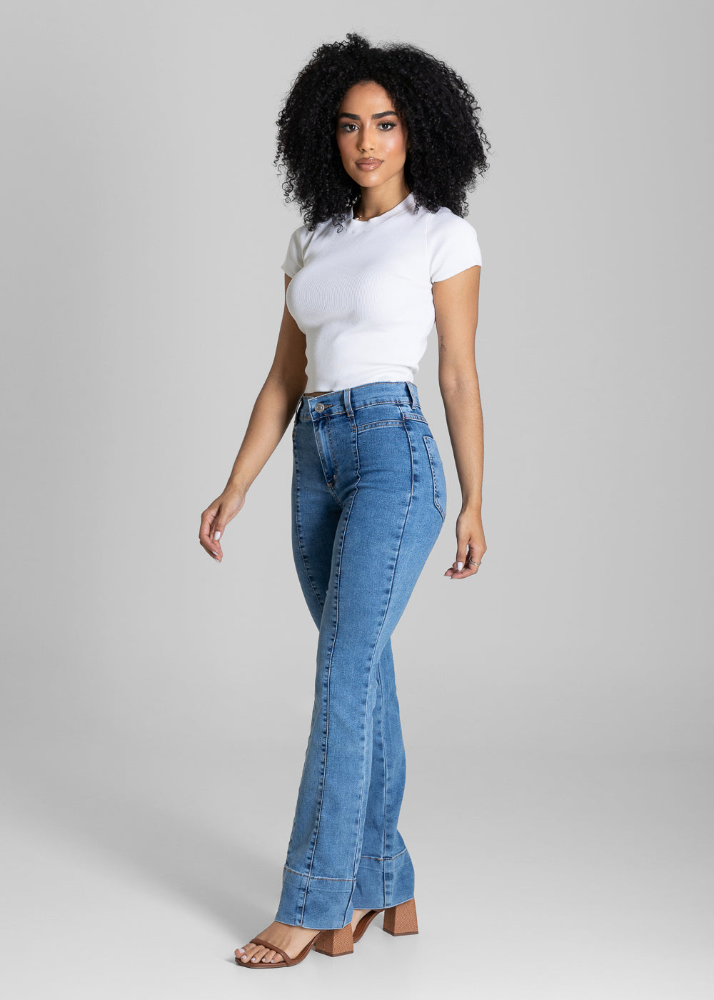 Calça Jeans Sawary Boot Cut - 284131 AZUL