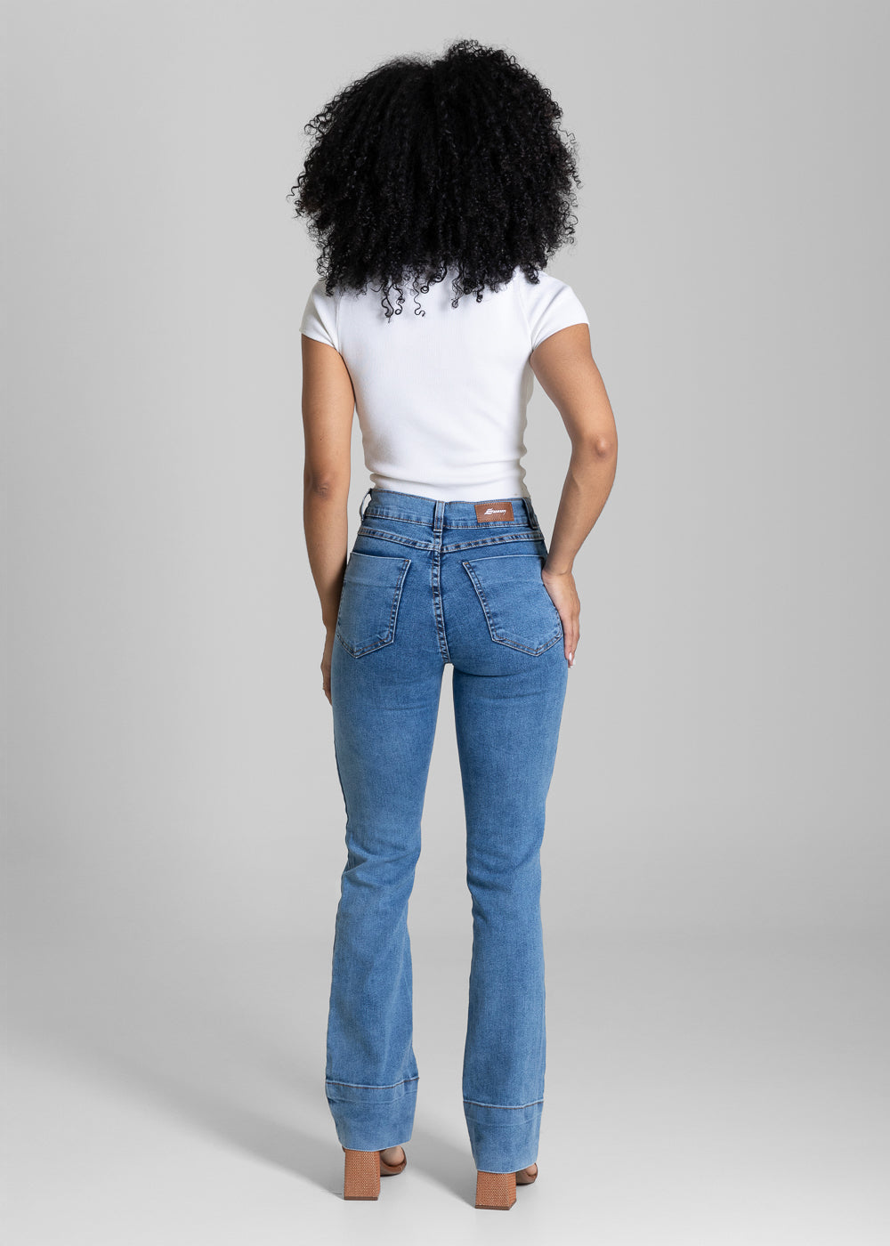 Calça Jeans Sawary Boot Cut - 284131 AZUL