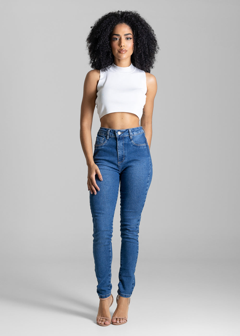 Calça Jeans Sawary Super Lipo - 284132 AZUL