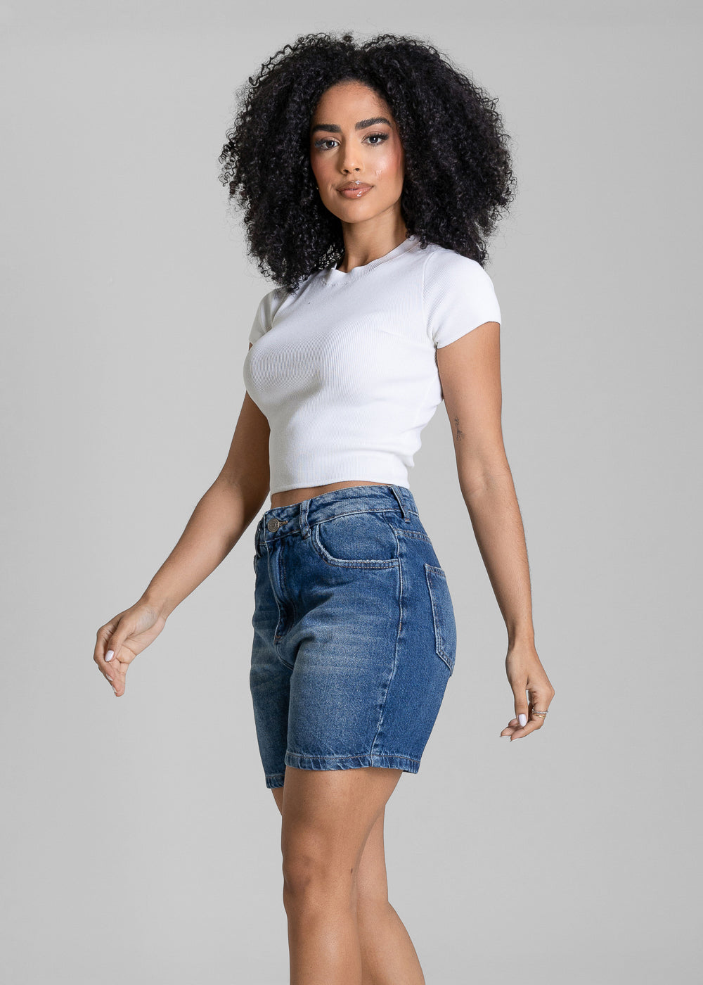 Shorts Jeans Sawary - 284134 AZUL