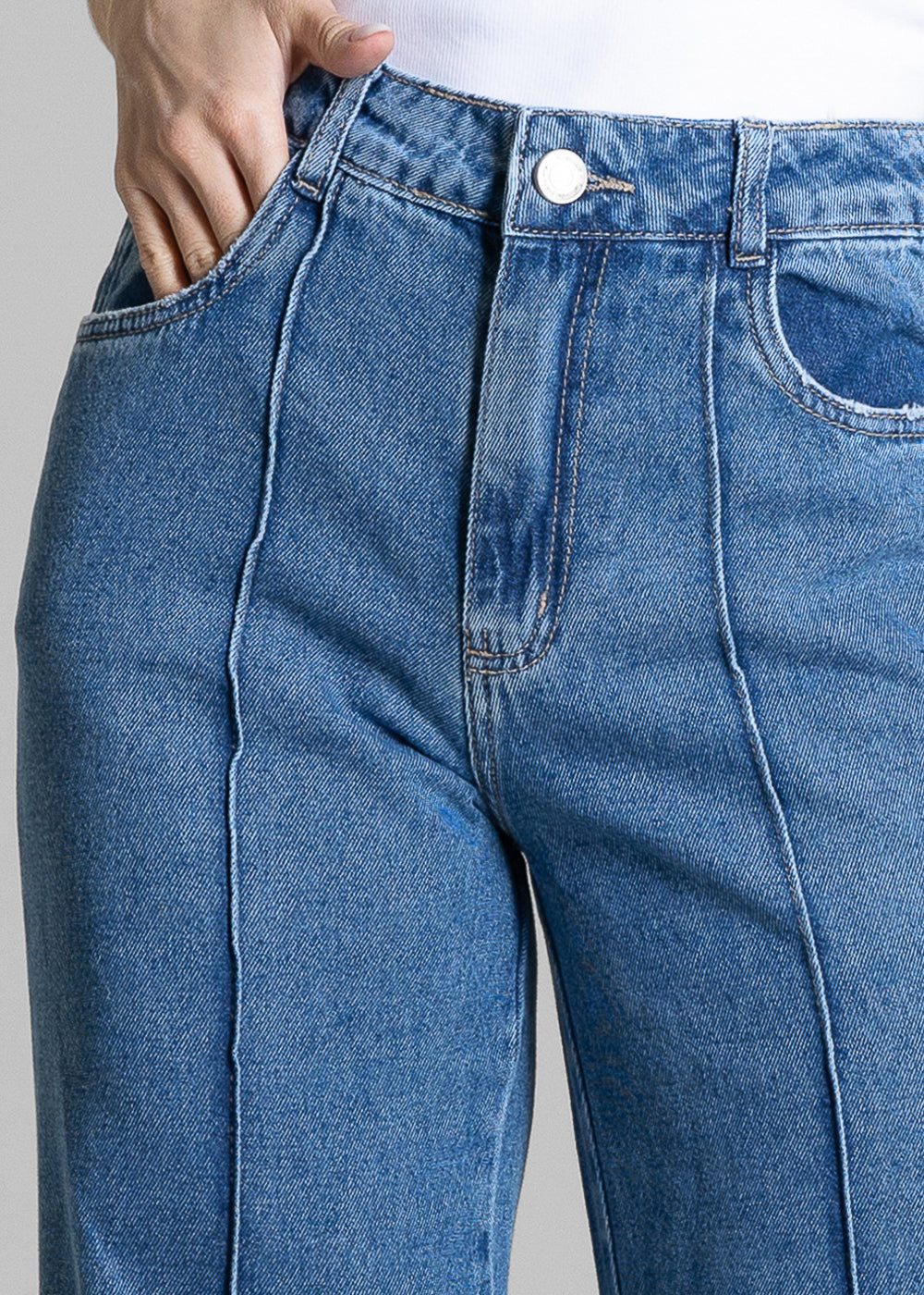 Calça Jeans Sawary Wide Leg - 284135 AZUL