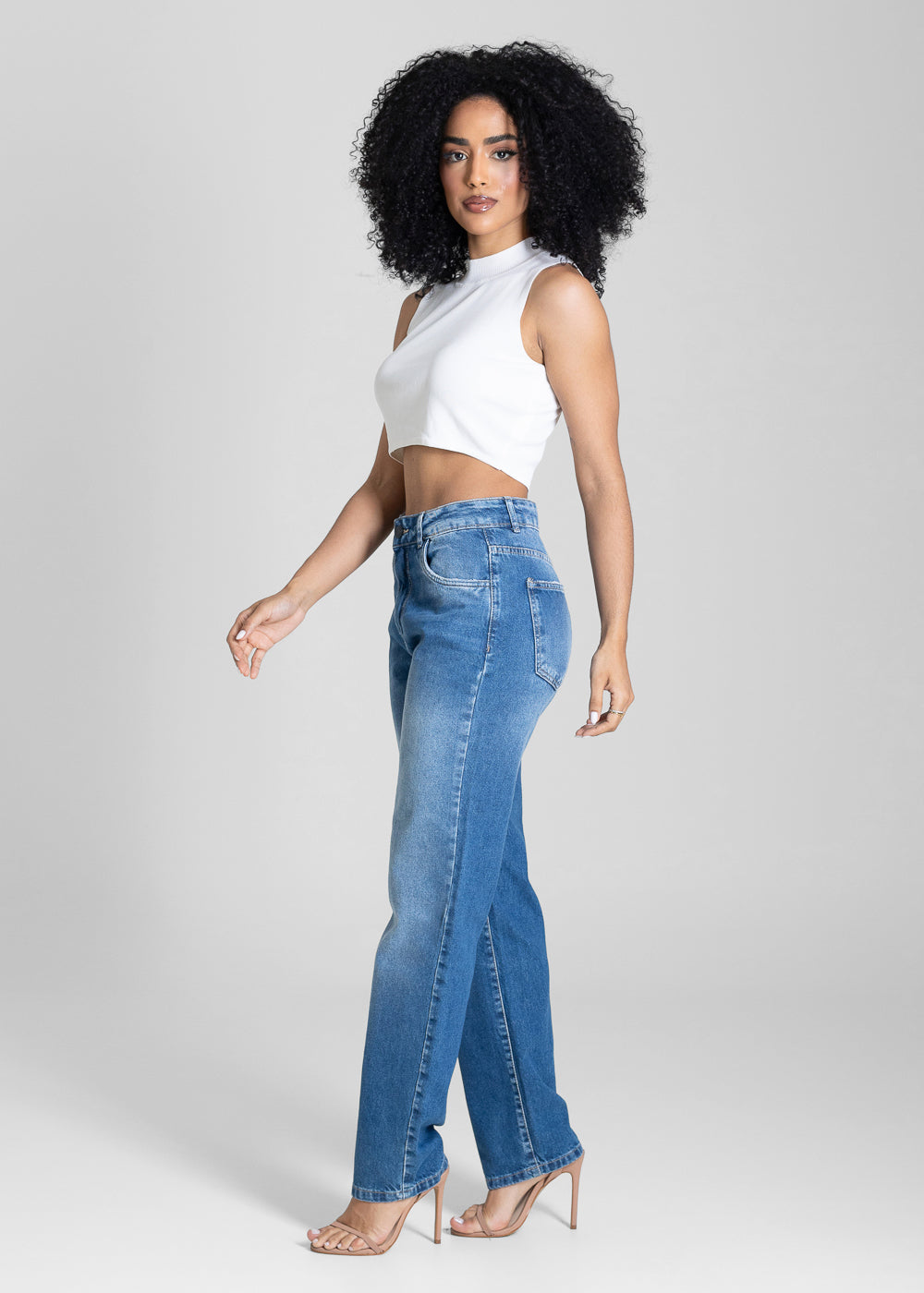 Calça Jeans Sawary Reta - 284138 AZUL