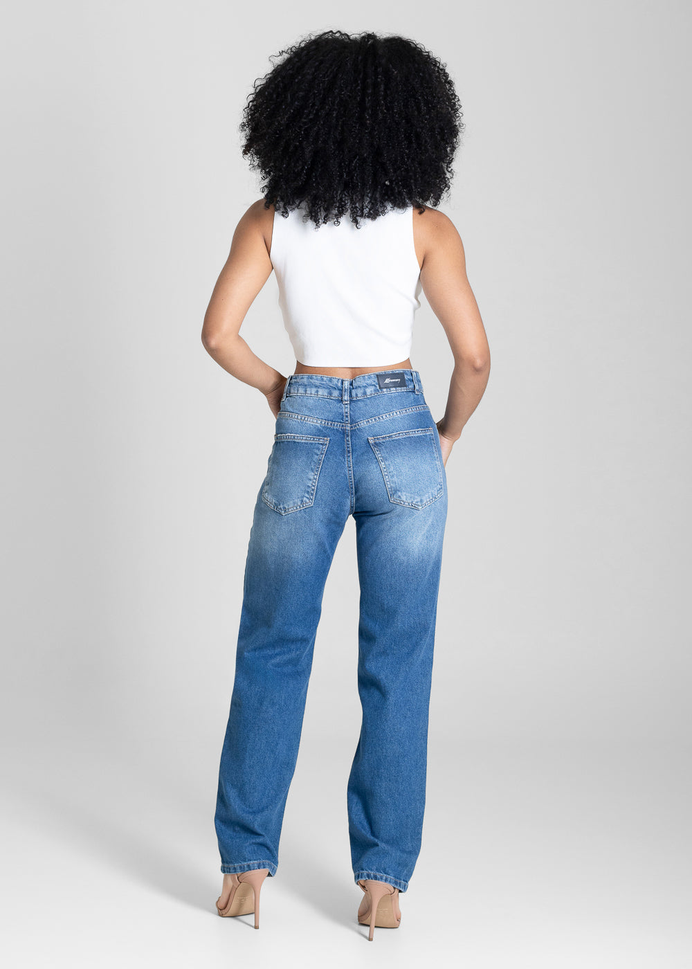 Calça Jeans Sawary Reta - 284138 AZUL
