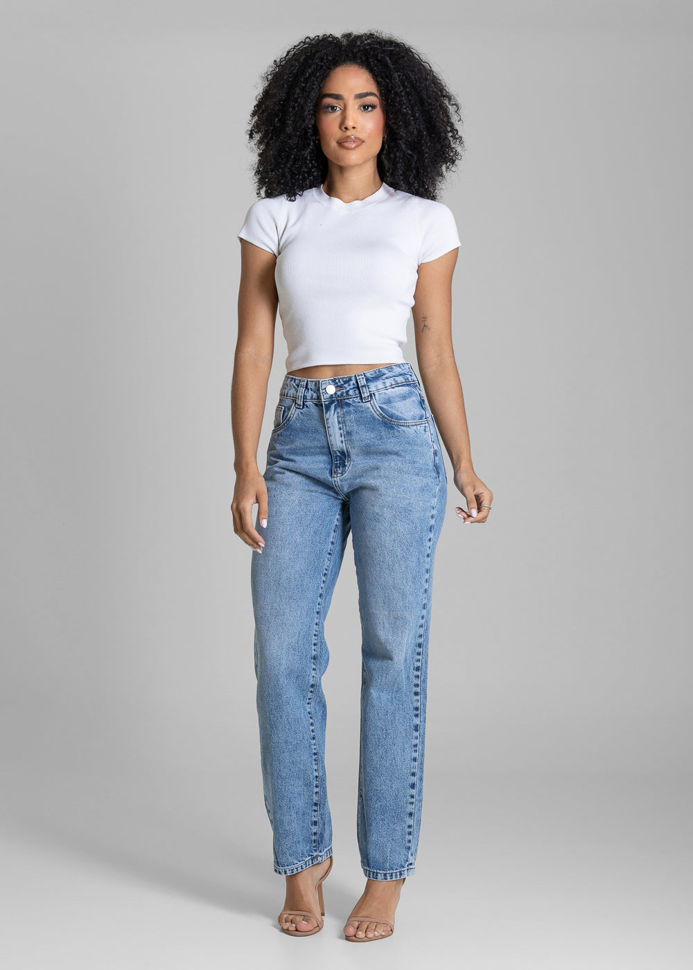 Calça Jeans Sawary Reta - 284140 AZUL