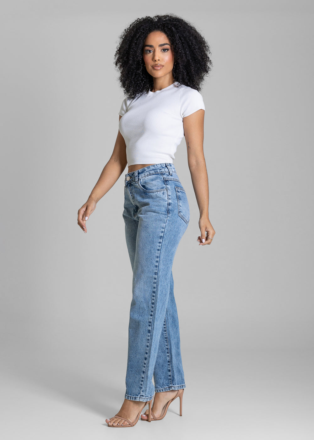 Calça Jeans Sawary Reta - 284140 AZUL