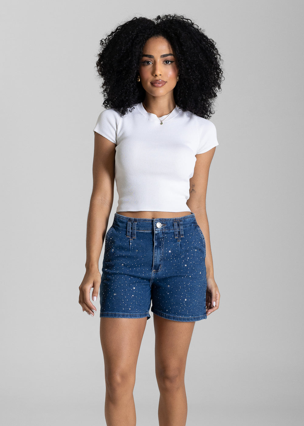 Shorts Jeans Sawary - 284146 AZUL