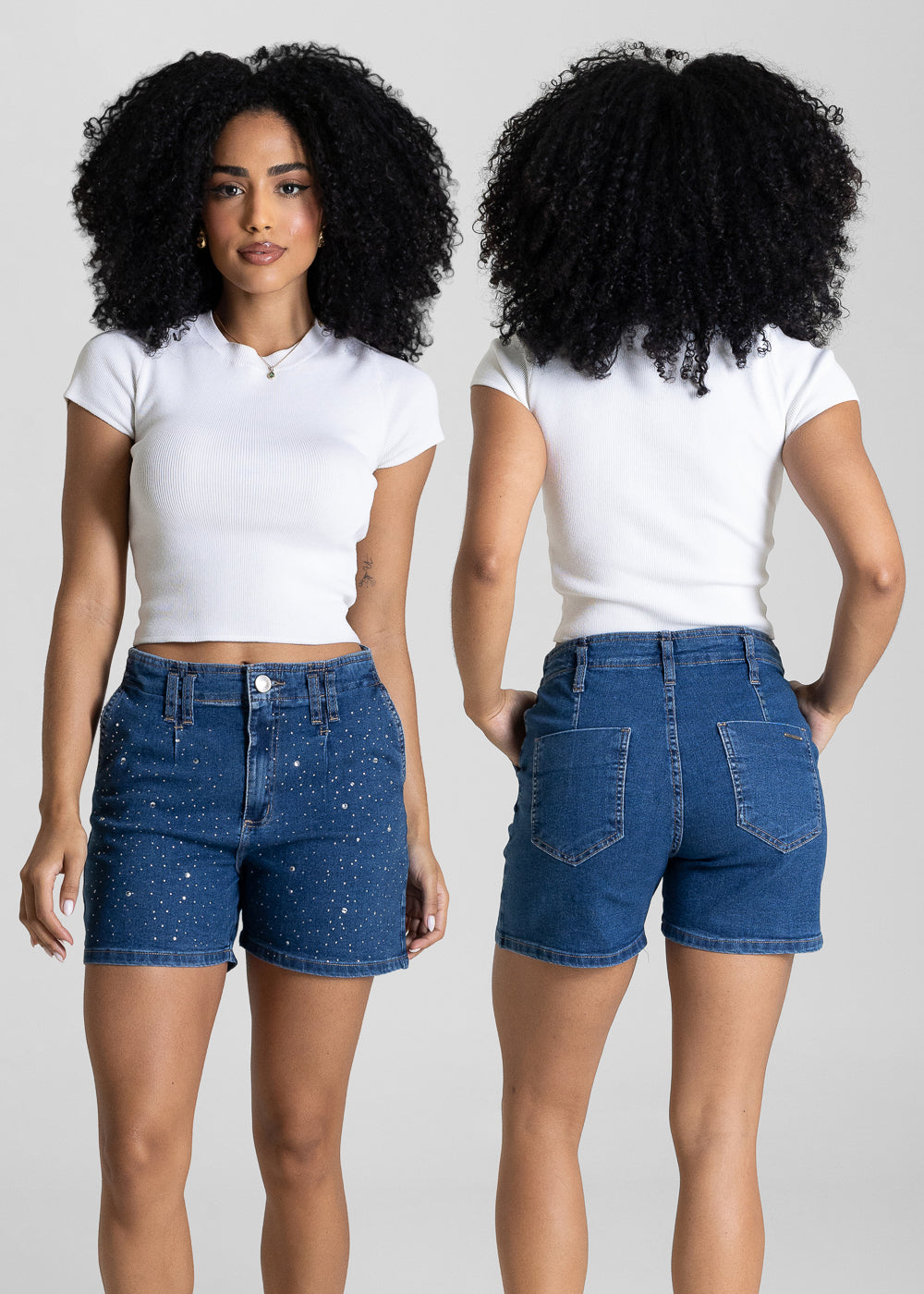 Shorts Jeans Sawary - 284146 AZUL
