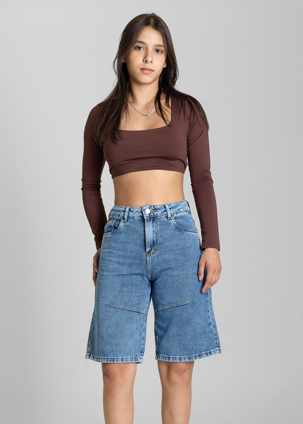 Bermuda Jeans Jorts Sawary - 284147 AZUL