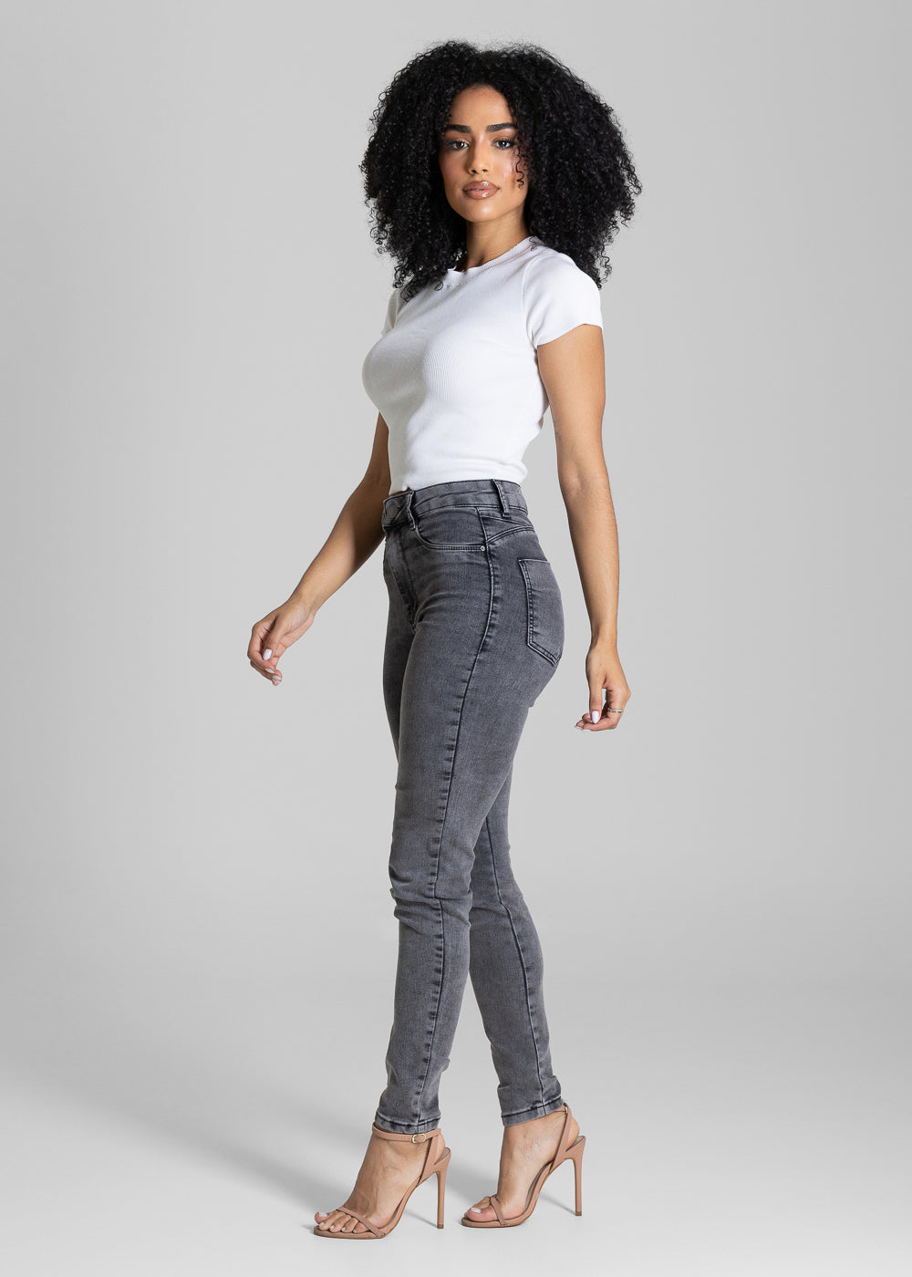 Calça Jeans Sawary Push Up - 284149 PRETO