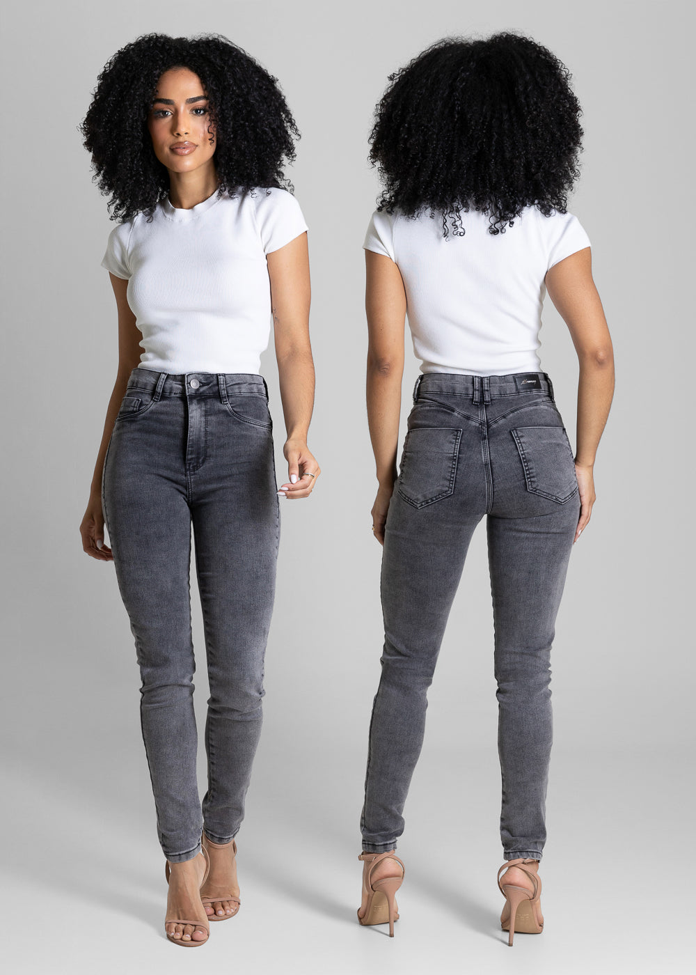 Calça Jeans Sawary Push Up - 284149 PRETO