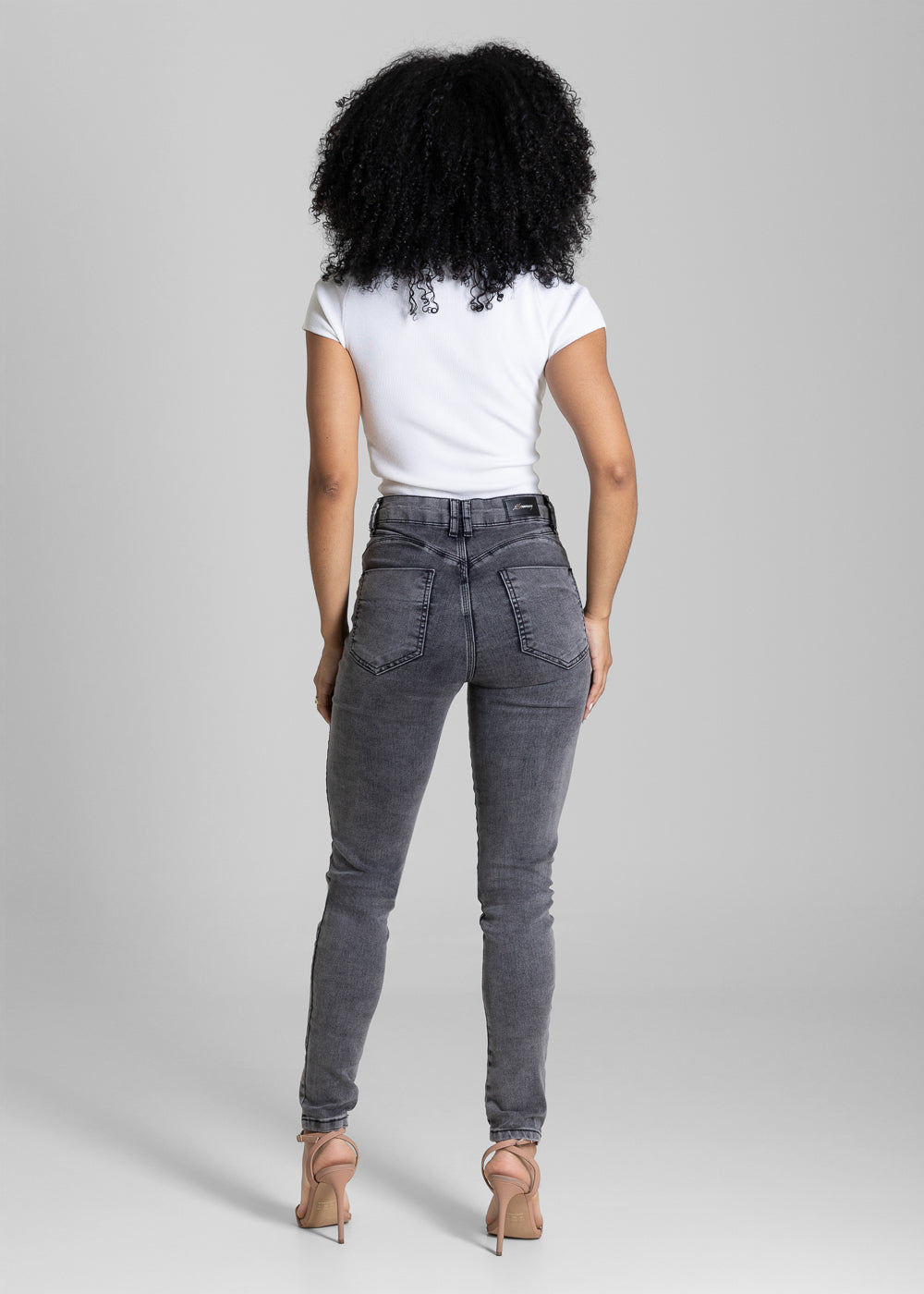 Calça Jeans Sawary Push Up - 284149 PRETO