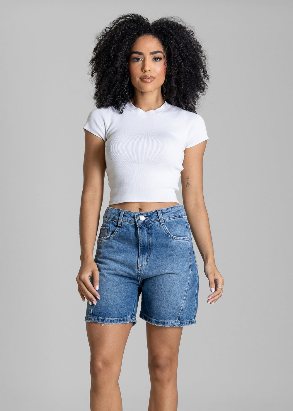 Shorts Jeans Sawary - 284169 AZUL
