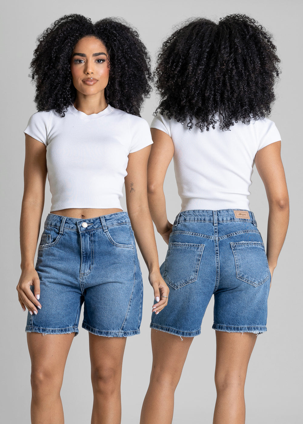 Shorts Jeans Sawary - 284169 AZUL