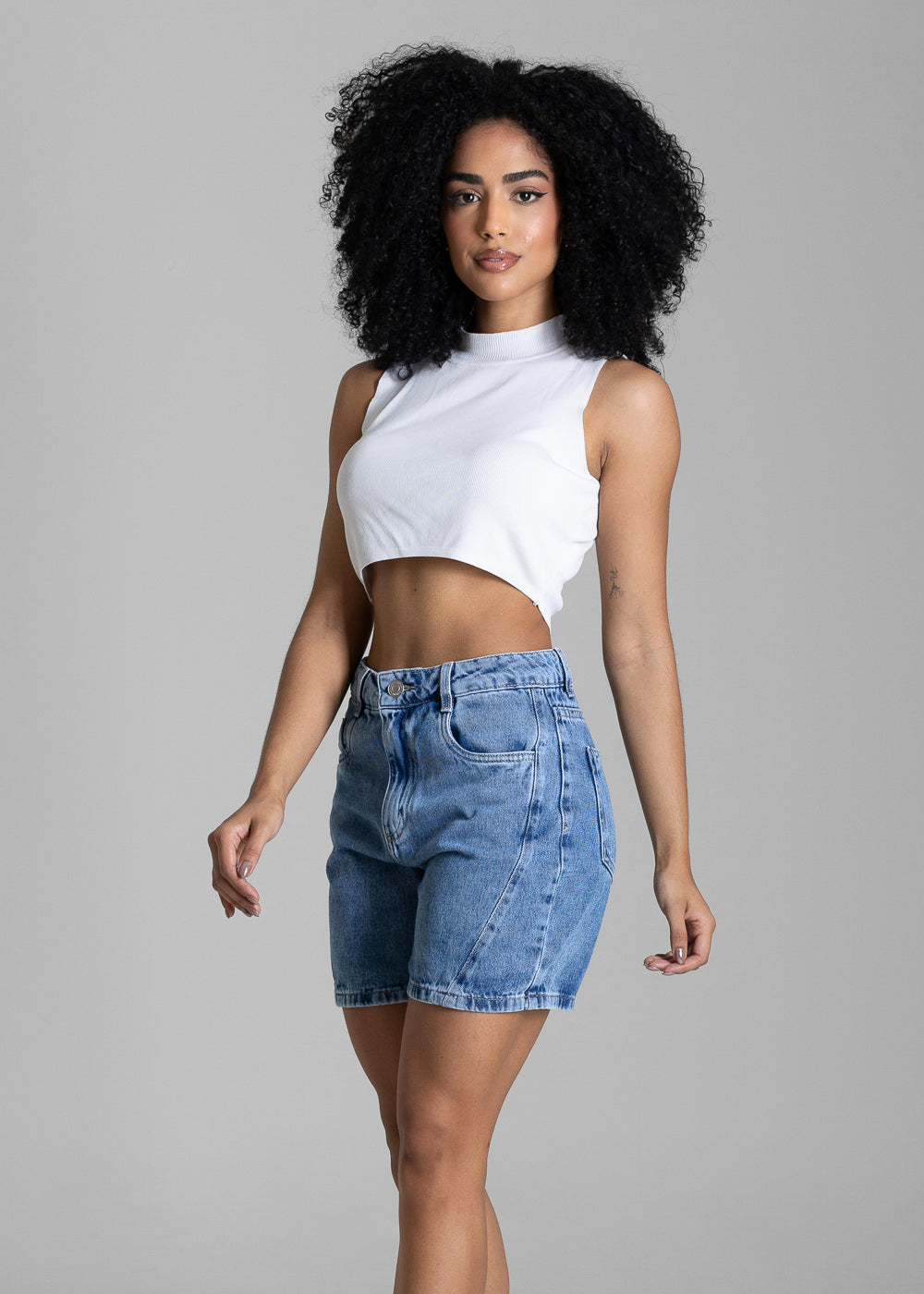Shorts Jeans Sawary - 284171 AZUL