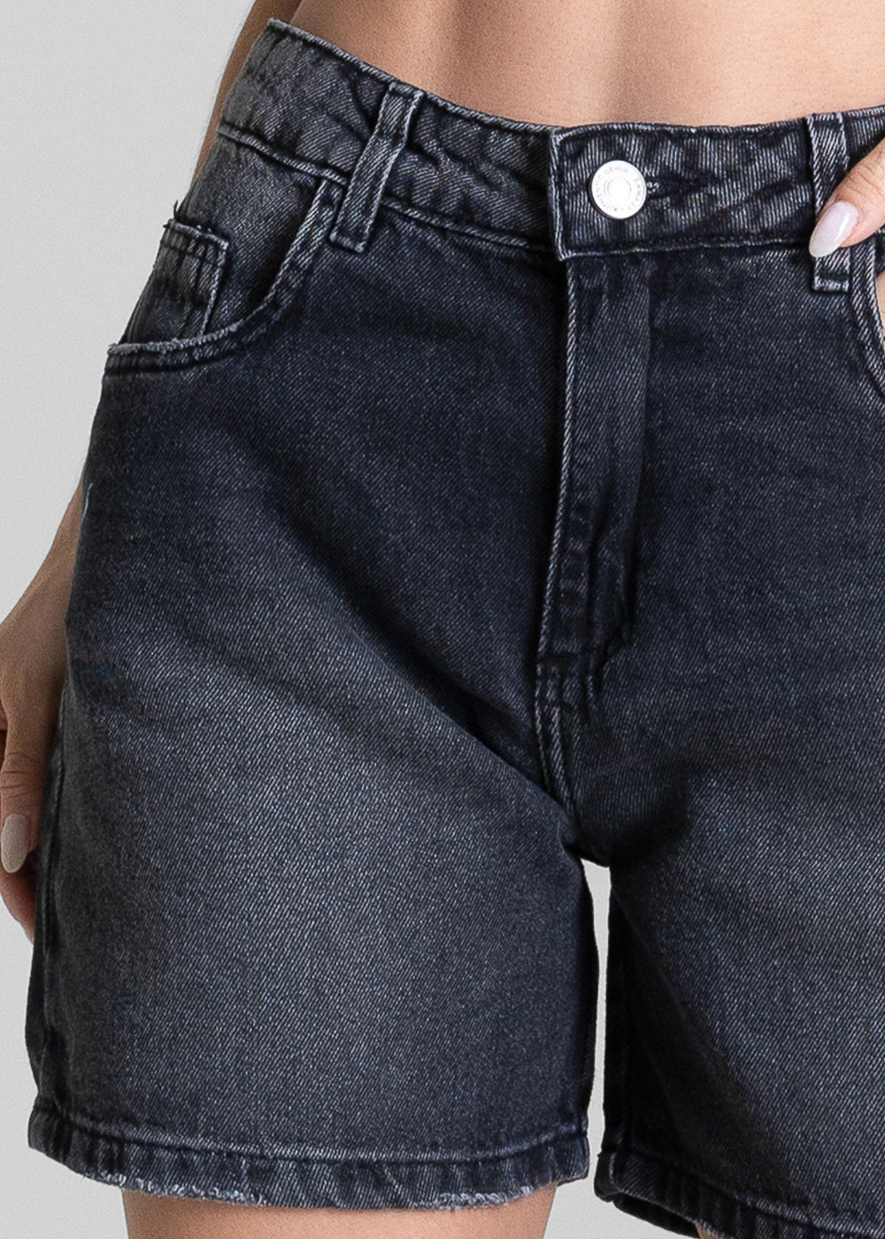 Shorts Jeans Sawary - 284172 PRETO