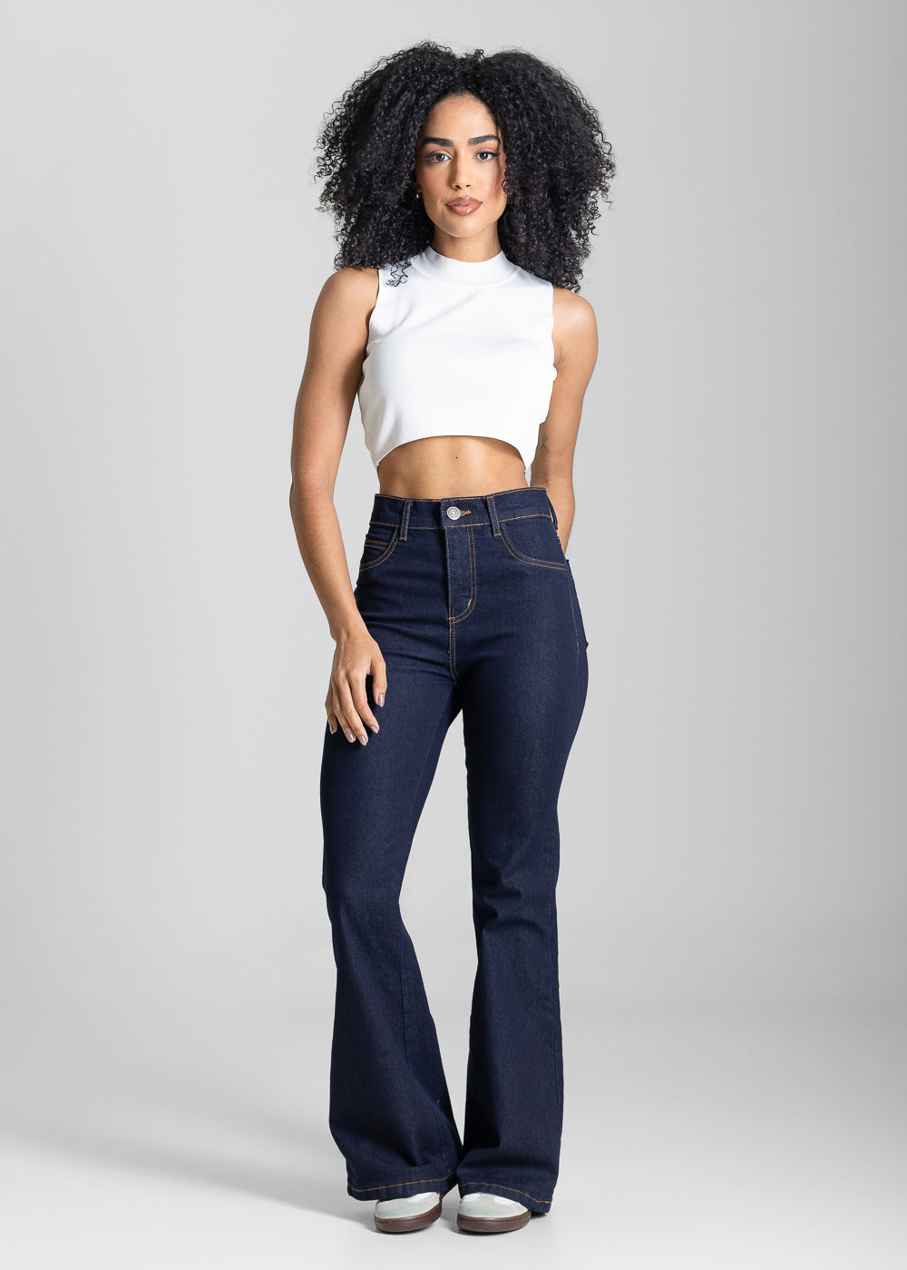 Calça Jeans Sawary Flare Petit - 284175 AZUL