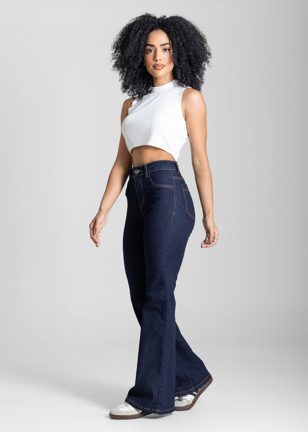 Calça Jeans Sawary Flare Petit - 284175 AZUL