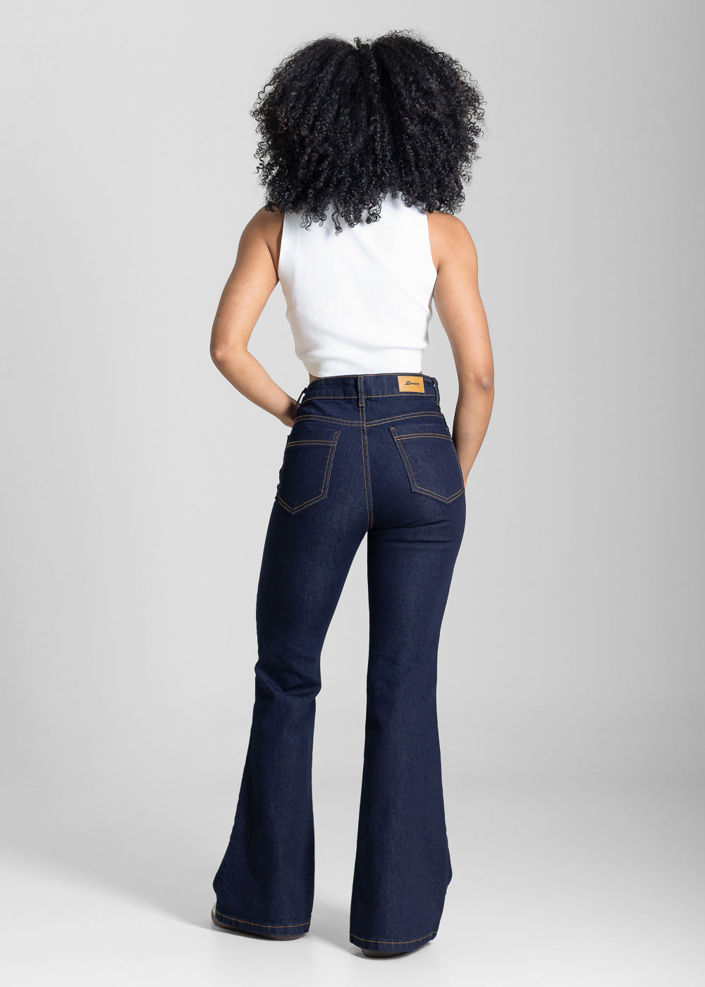 Calça Jeans Sawary Flare Petit - 284175 AZUL