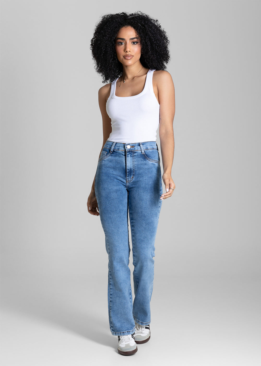 Calça Jeans Sawary Boot Cut Petit - 284176 AZUL