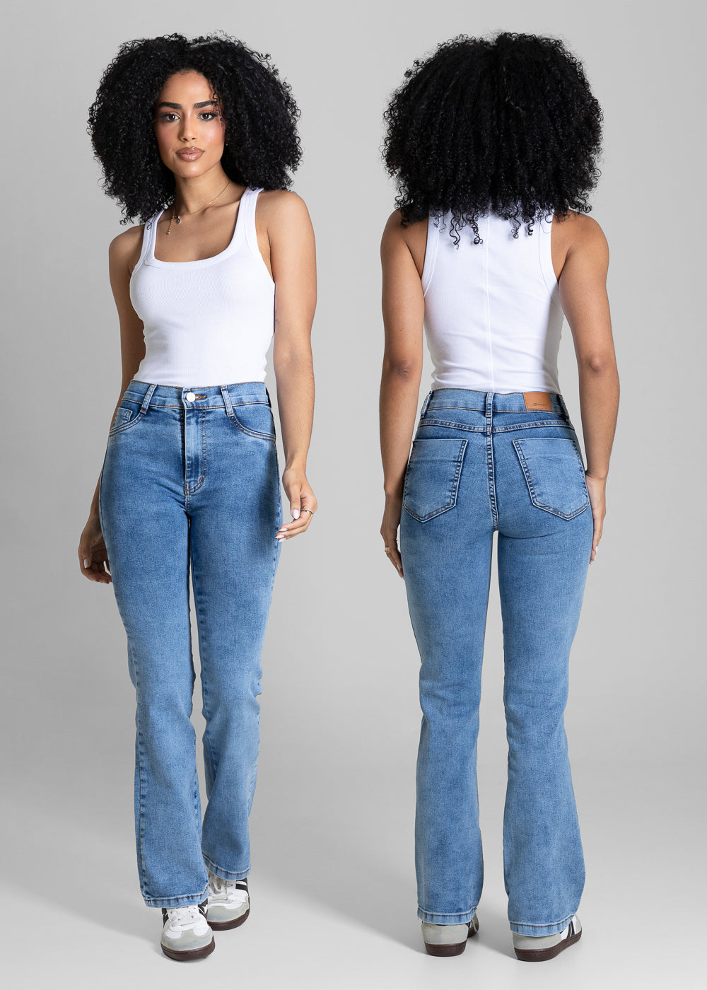 Calça Jeans Sawary Boot Cut Petit - 284176 AZUL