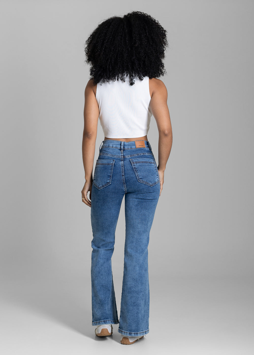 Calça Jeans Sawary Flare Petit - 284181 AZUL